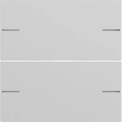 Gira wippenset 2-voudig voor tastsensor 4.70 grijs mat (575276)