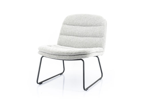 By-Boo Lounge stoel Bermo licht grijs