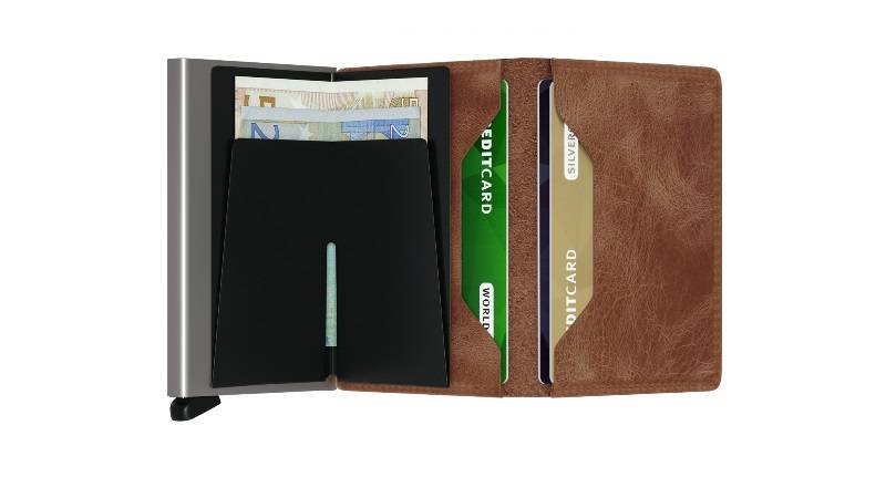 Secrid slimwallet  vintage cognac