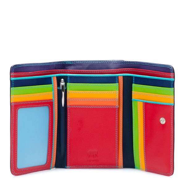 Mywalit Ladies Medium Tri-Fold Wallet Outer Zip Purse