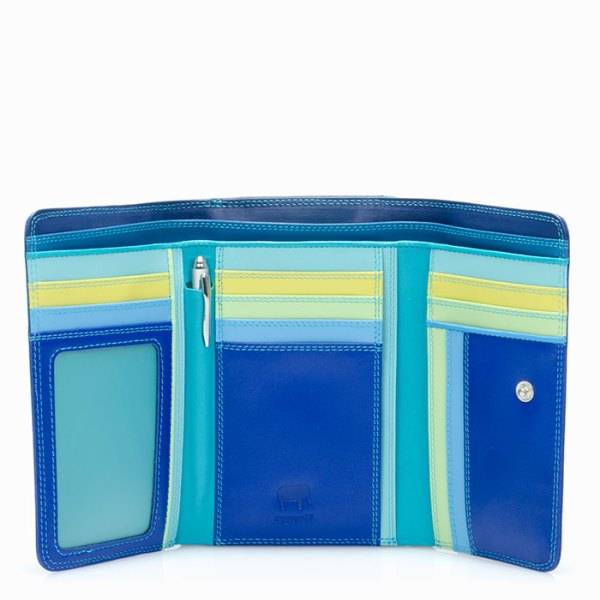 Mywalit Ladies Medium Tri-Fold Wallet Outer Zip Purse