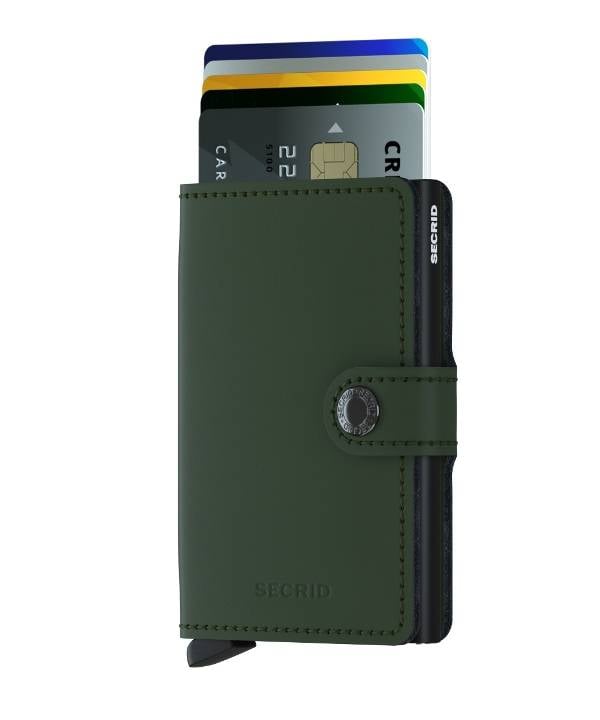 Secrid miniwallet Matte Green Black