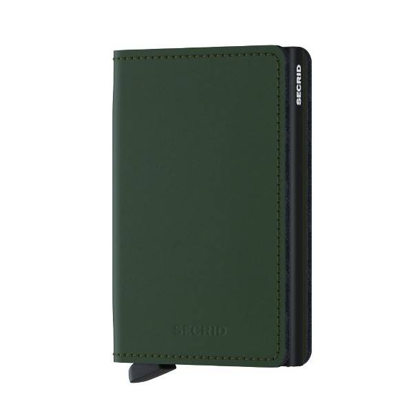 Secrid slimwallet matte Green  Black