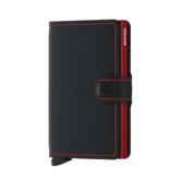 Secrid miniwallet Matte  Black & Red