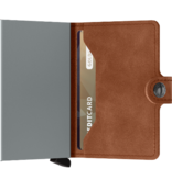 Secrid Miniwallet Vintage Cognac Silver