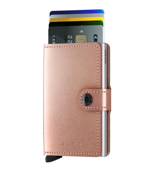 Secrid Miniwallet Metallic  Rose