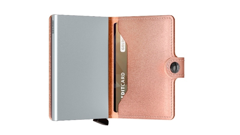 Secrid Miniwallet Metallic  Rose