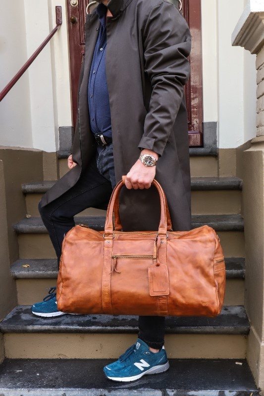 Bear Design Weekendtas 'Ruben' Cognac CL 35327