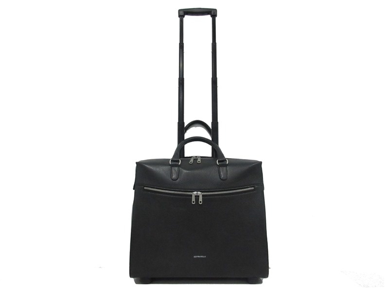 Gigi Fratelli leren  laptop trolley ROM8015