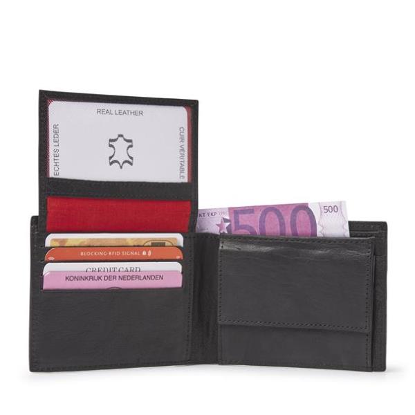 H. J. de Rooy leren heren portemonnee/billfold