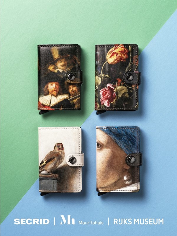 Secrid Miniwallet Art Mauritshuis goldfinch