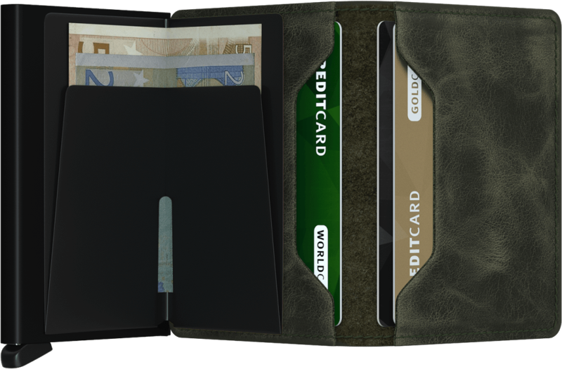 Secrid slimwallet vintage olive black