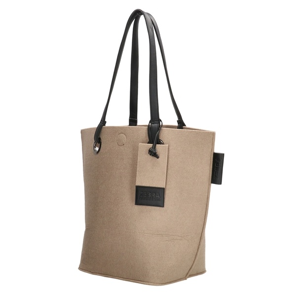 Zebra natural bags shopper vilt 446607-117