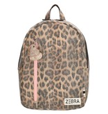 Zebra girls rugzak Luipaard Camel-pink 755003-920 medium