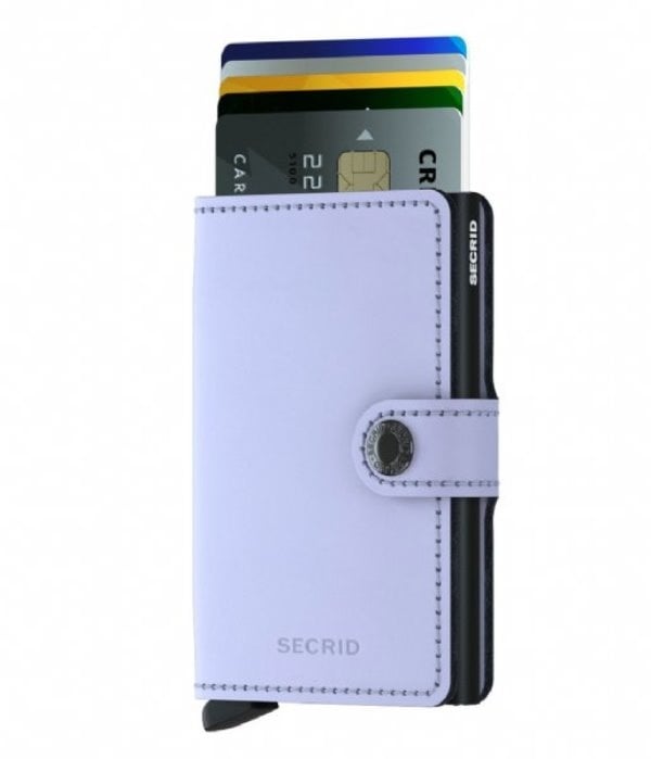 Secrid miniwallet Matte  Lila Black