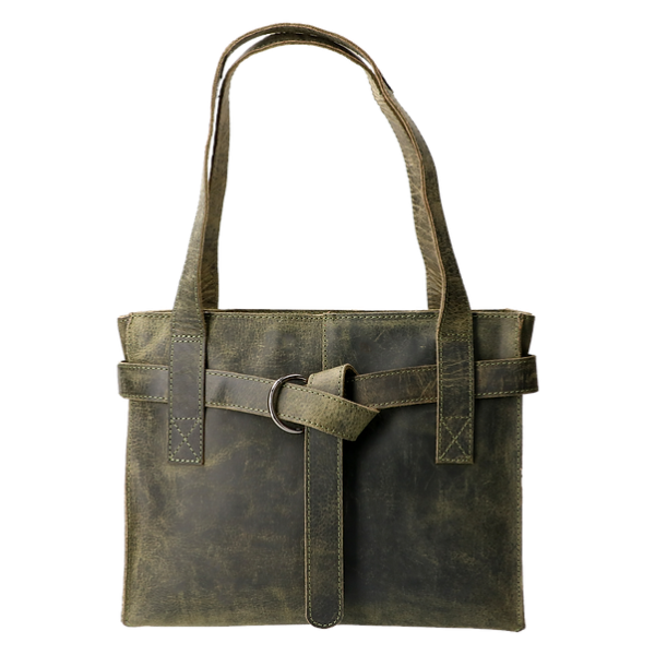 Revival Premium Bags Leren  damestas  UR 898 green