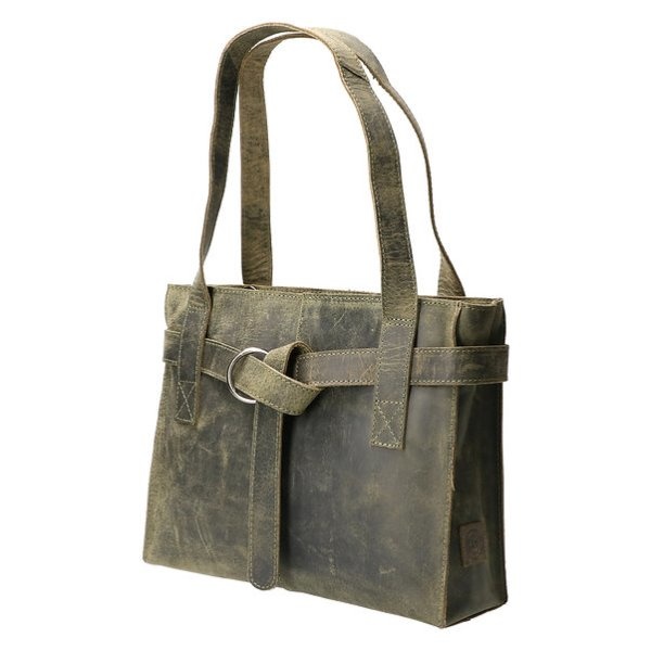 Revival Premium Bags Leren  damestas  UR 898 green