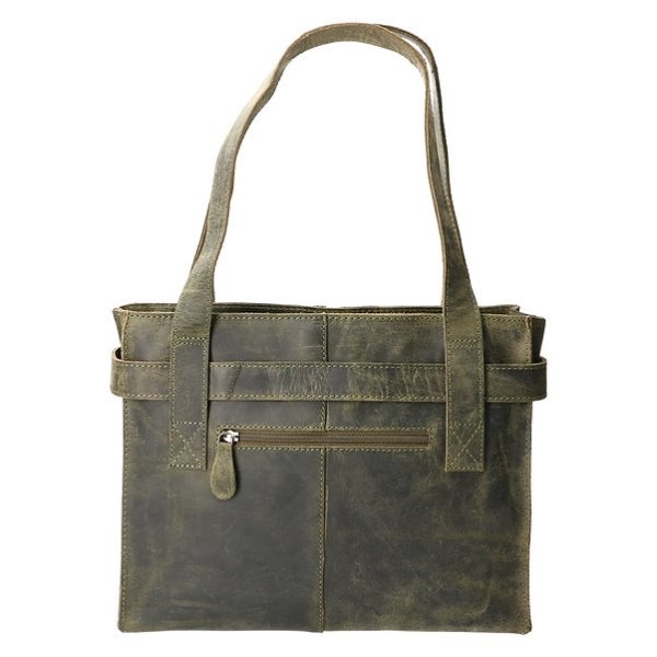 Revival Premium Bags Leren  damestas  UR 898 green