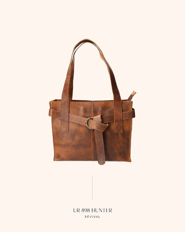 Revival Premium Bags Leren  damestas  UR 898 hunter brown