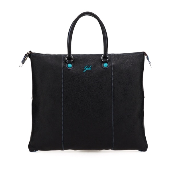leren shoppingbag G3 PLUS SIZE  L Black