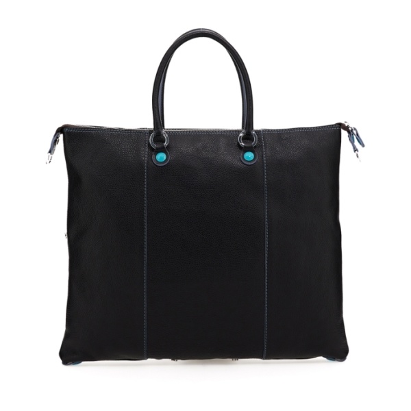 leren shoppingbag G3 PLUS SIZE  L Black