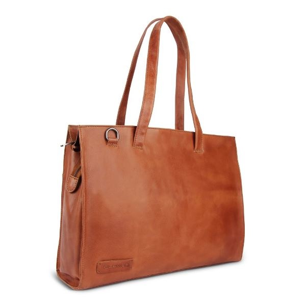 Plevier Islay dames laptoptas 15.6 inch cognac