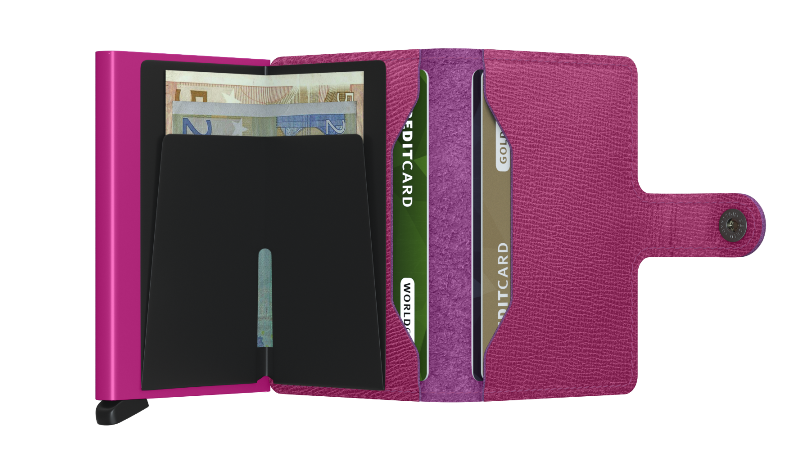 Secrid miniwallet Crisple  MC -Fuchsia