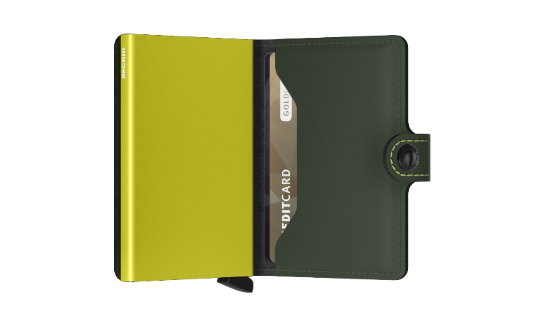 Secrid miniwallet Matte Green & Lime