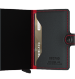 Secrid Miniwallet Perforated Black Red