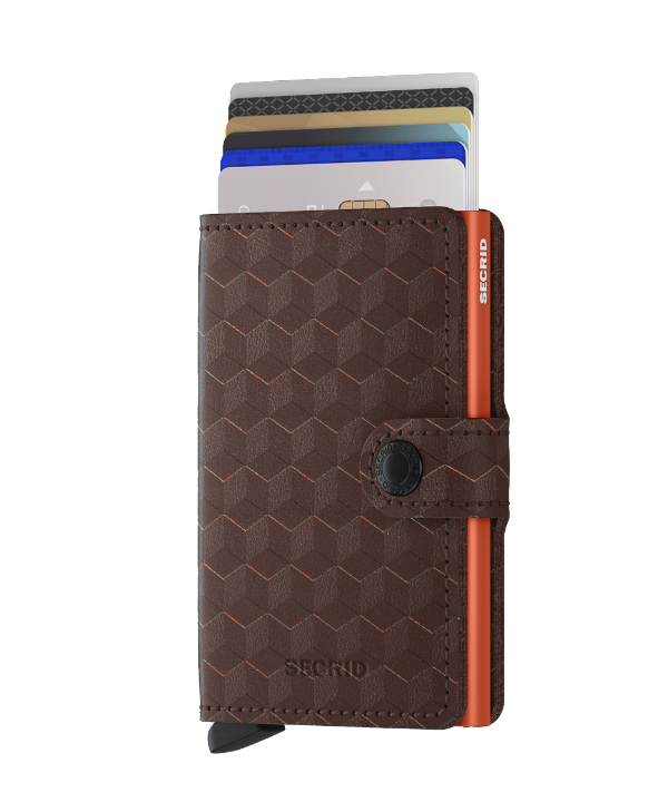 Secrid Miniwallet MOp Brown Orange