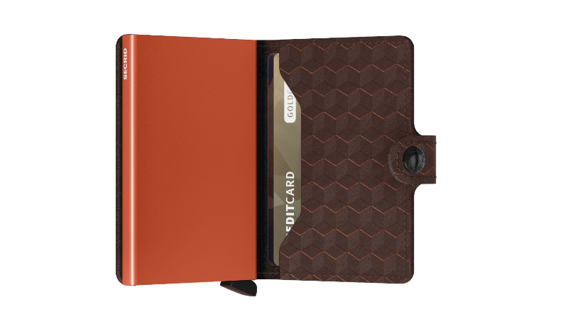 Secrid Miniwallet MOp Brown Orange