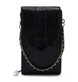 MŌSZ Phone-Bag Vintage Black brushed silver