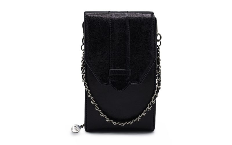 MŌSZ Phone-Bag Vintage Black brushed silver