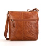 Spikes and Sparrow leren schoudertas  cross-over  B1115