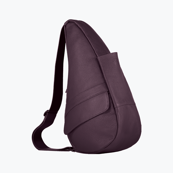 Healthy Back Bag Leather Small Black Plum 5303 -BP
