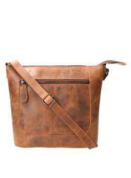 Revival Premium Bags Leren  dames schoudertas 981 hunter brown