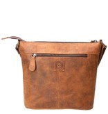 Revival Premium Bags Leren  dames schoudertas 981 hunter brown