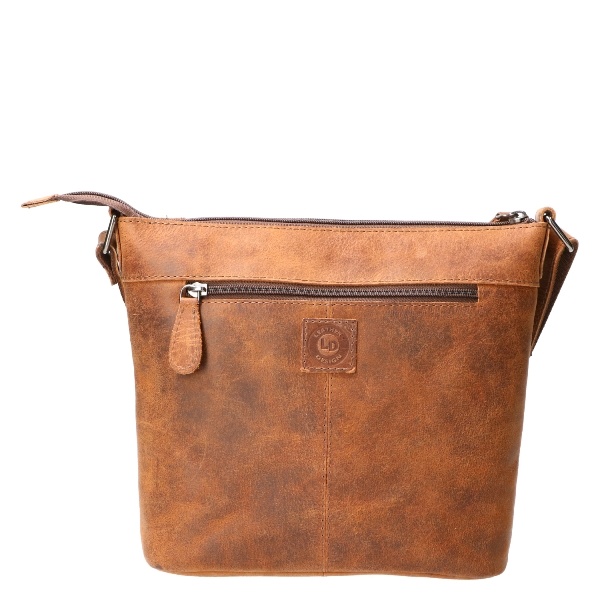 Revival Premium Bags Leren  dames schoudertas 981 hunter brown