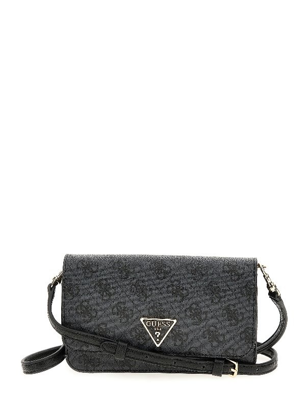 Guess Noelle crossbodytasje mini 4g-Coal logo