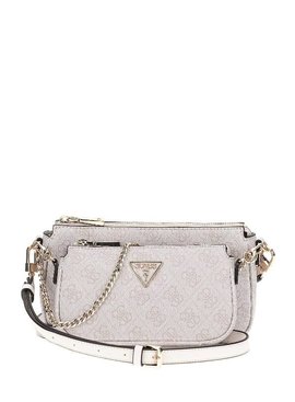 Guess Noelle mini crossbodytas 4g-logo Bone