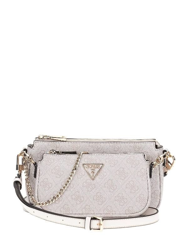 Guess Noelle mini crossbodytas 4g-logo Bone
