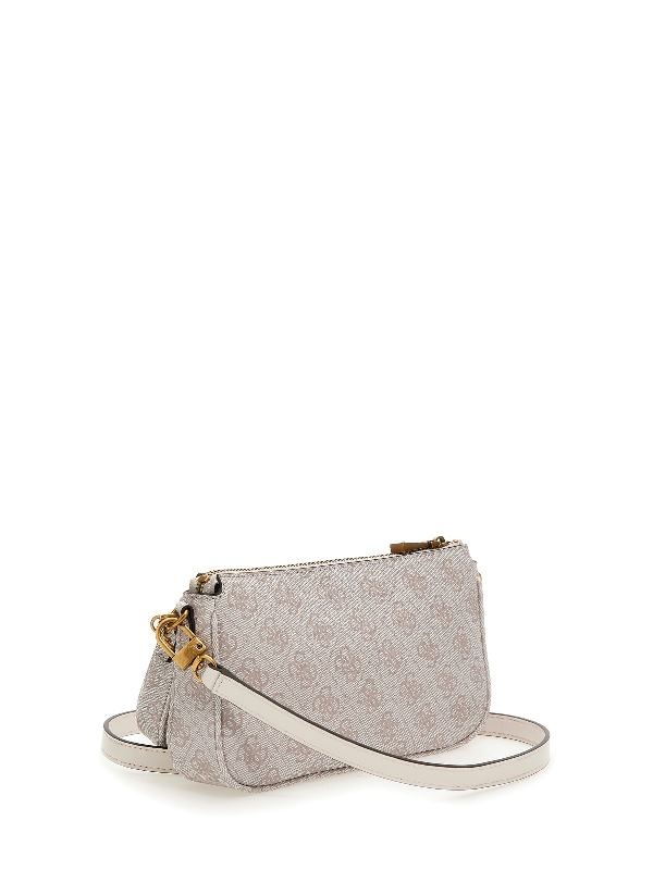 Guess Noelle mini crossbodytas 4g-logo Bone