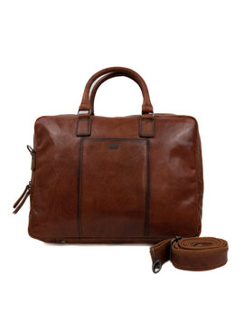 Bear Design Laptoptas 'Milan' cognac - AD 43294