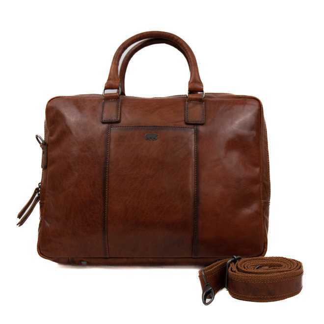 Bear Design Laptoptas 'Milan' cognac - AD 43294