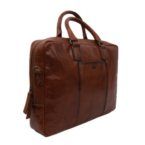 Bear Design Laptoptas 'Milan' cognac - AD 43294