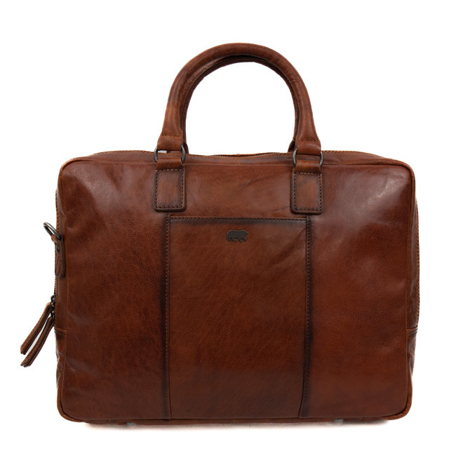 Bear Design Laptoptas 'Milan' cognac - AD 43294