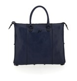 Gabs Cabrio shopper G3 PLUS in ink blue ruga zwart leer Size M