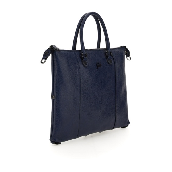 Gabs Cabrio shopper G3 PLUS in ink blue ruga zwart leer Size M