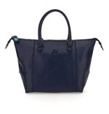 Gabs Cabrio shopper G3 PLUS in ink blue ruga zwart leer Size M