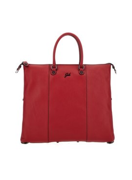 leren shoppingbag G3 PLUS SIZE  L  Red